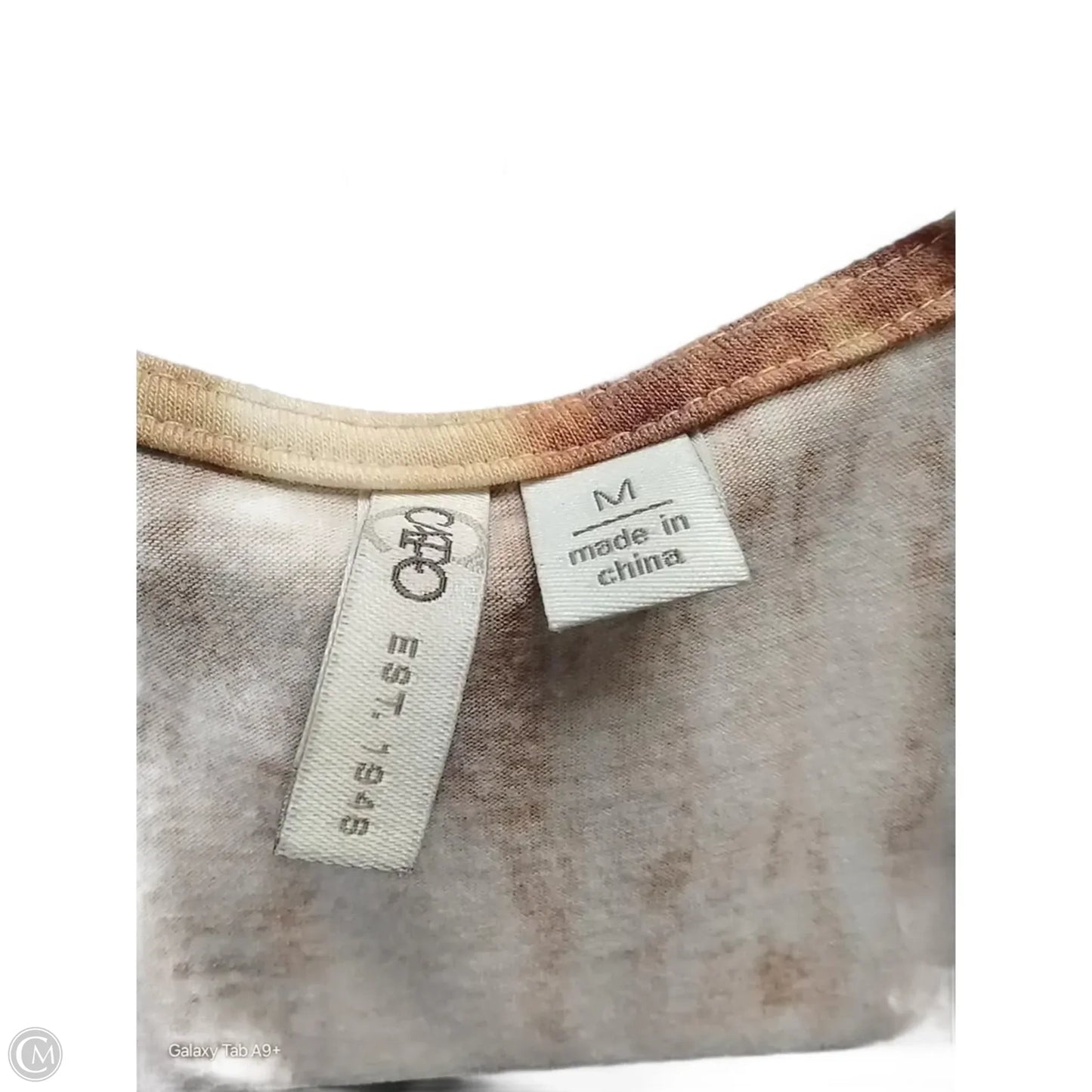 Kimono By Cato In Tie Dye Print, Size: M