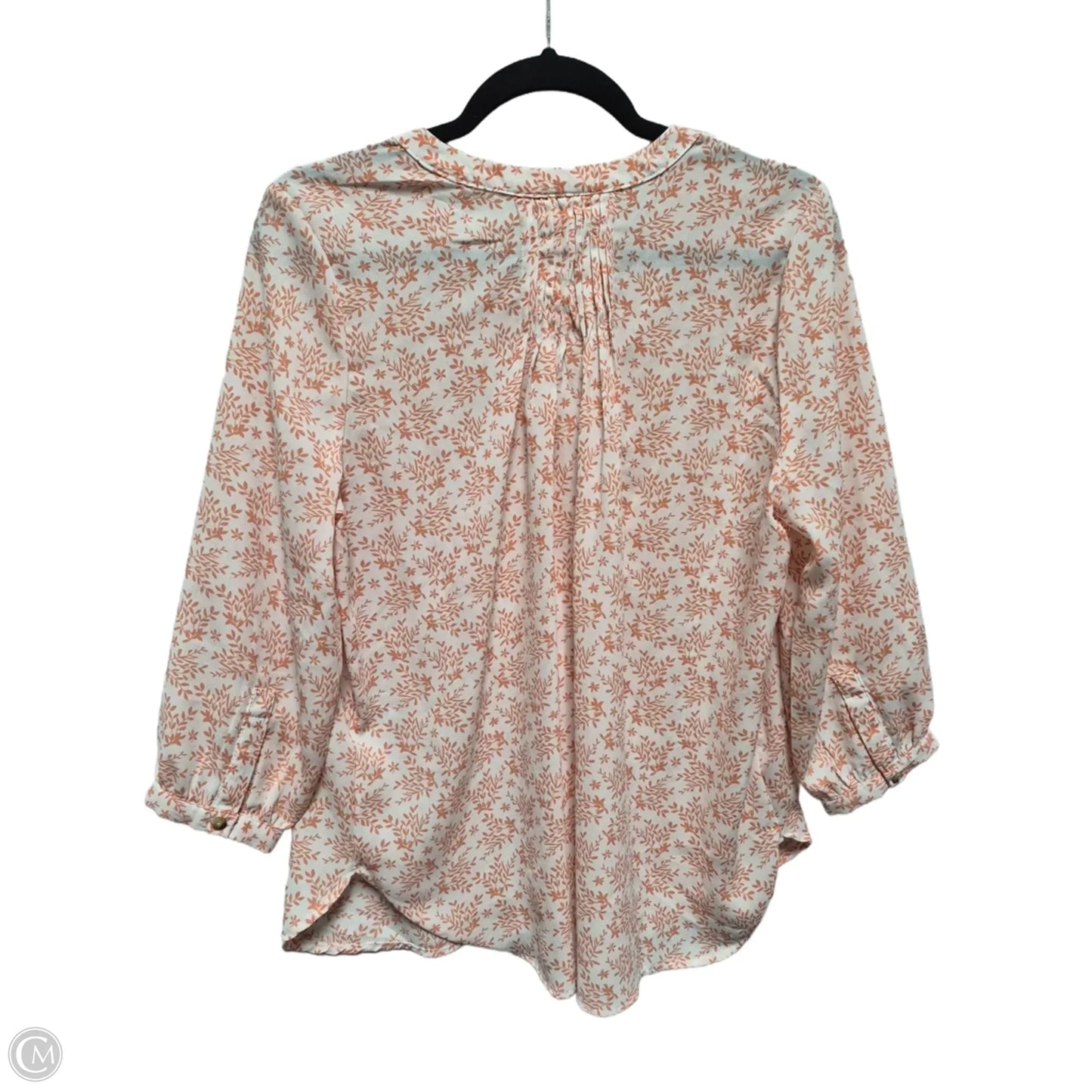 Blouse Long Sleeve By Jachs Girlfirend In Floral Print, Size: S