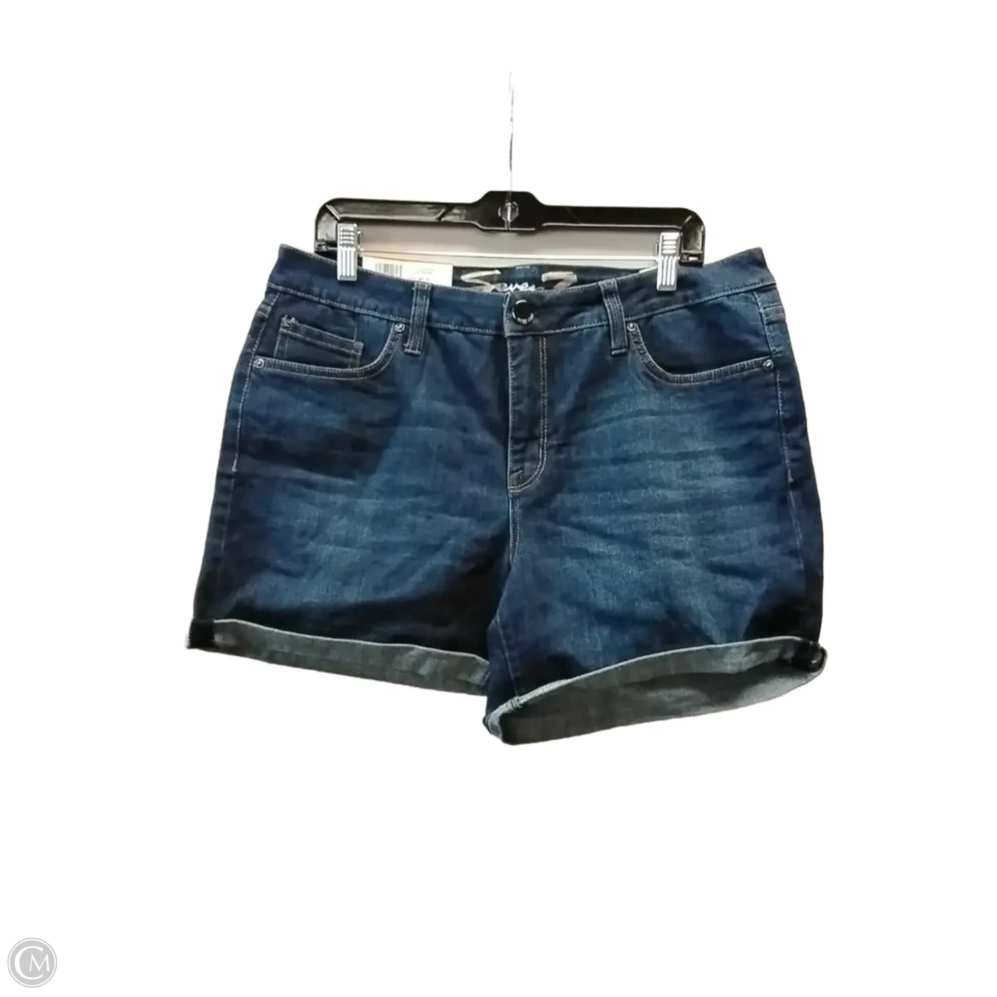 Shorts By Seven 7 In Blue Denim, Size: 12