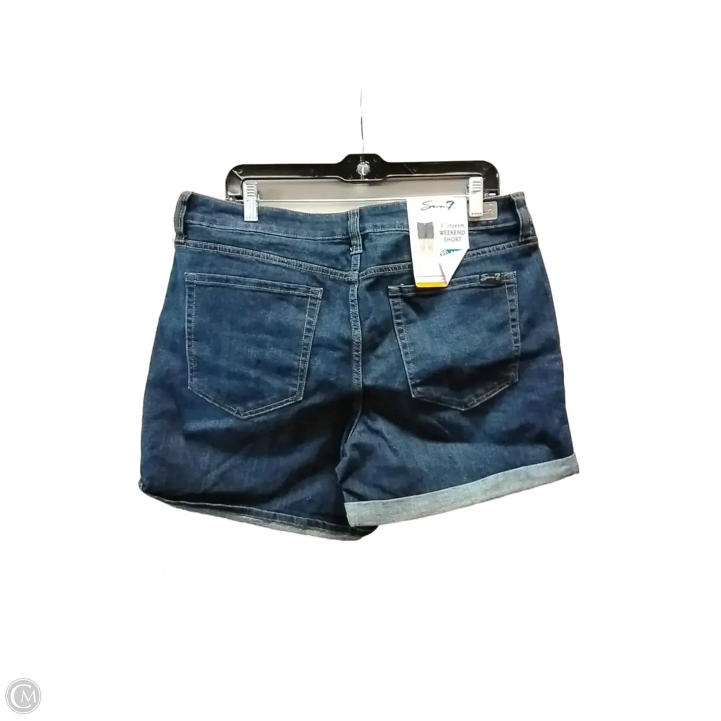 Shorts By Seven 7 In Blue Denim, Size: 12