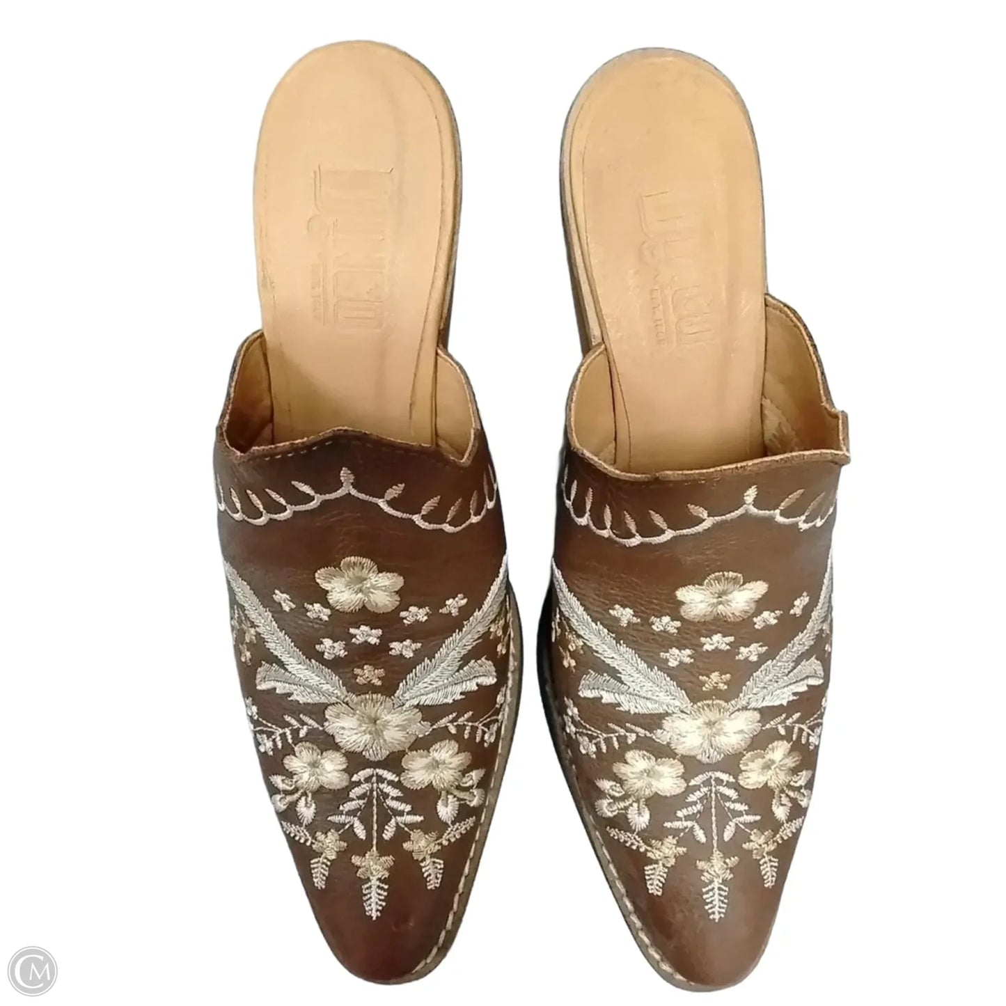 Shoes Heels Block By Dingo In Brown, Size: 10