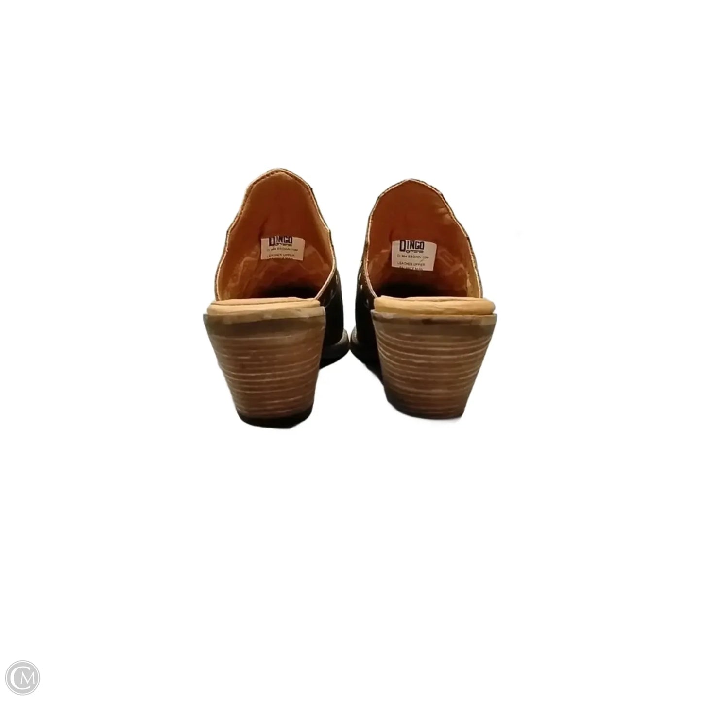 Shoes Heels Block By Dingo In Brown, Size: 10