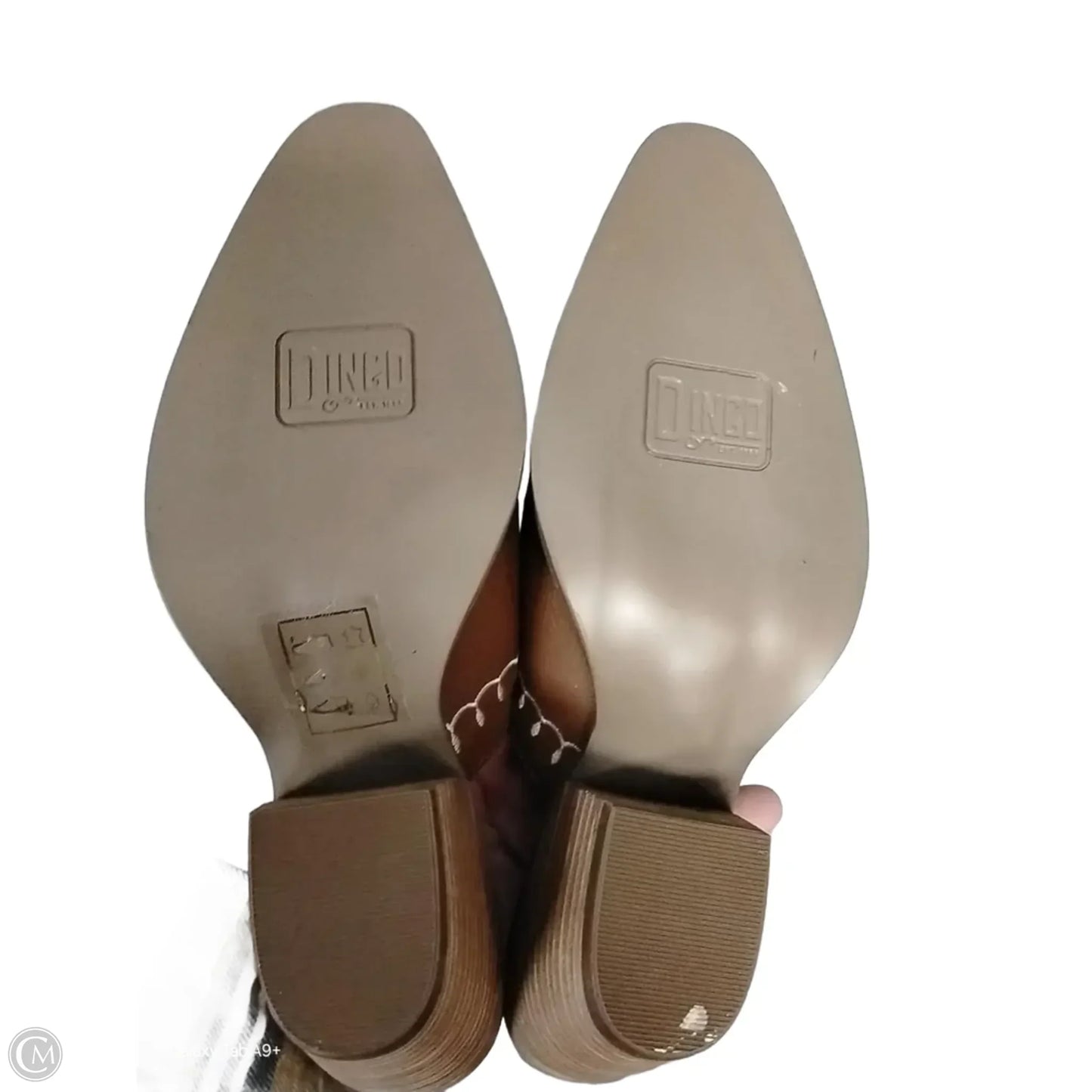 Shoes Heels Block By Dingo In Brown, Size: 10