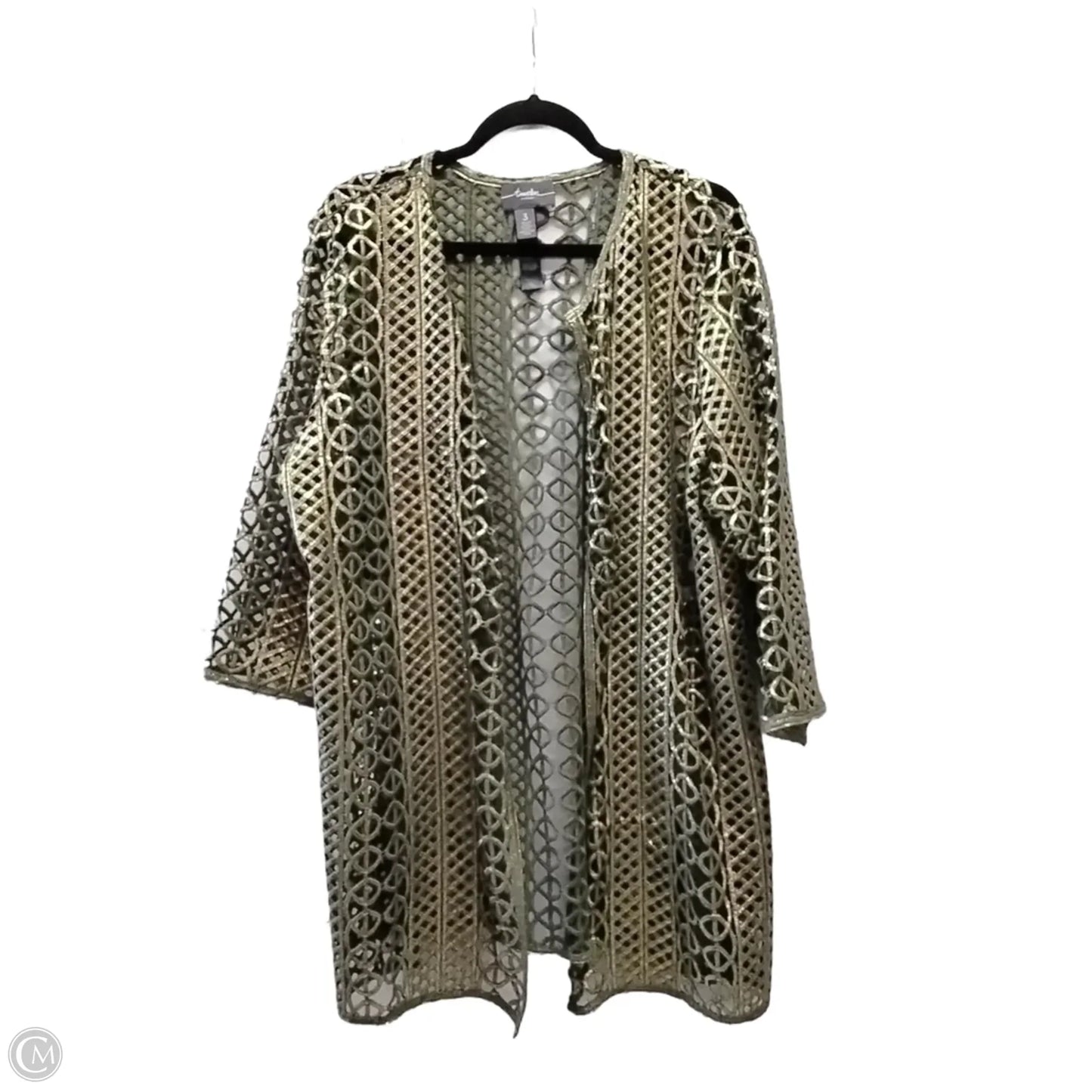 Jacket Other By Chicos In Green, Size: Xl