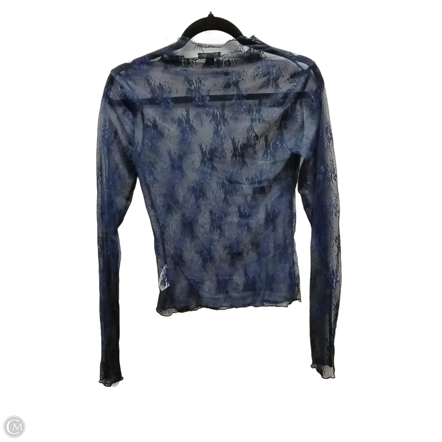 Blouse Long Sleeve By Wild Fable In Blue, Size: S