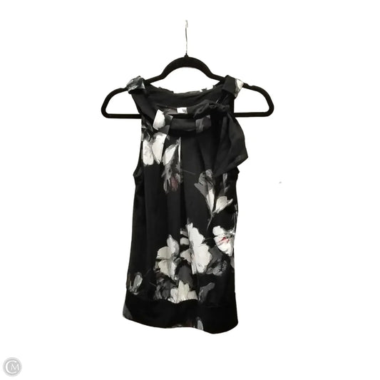Blouse Sleeveless By White House Black Market In Floral Print, Size: S