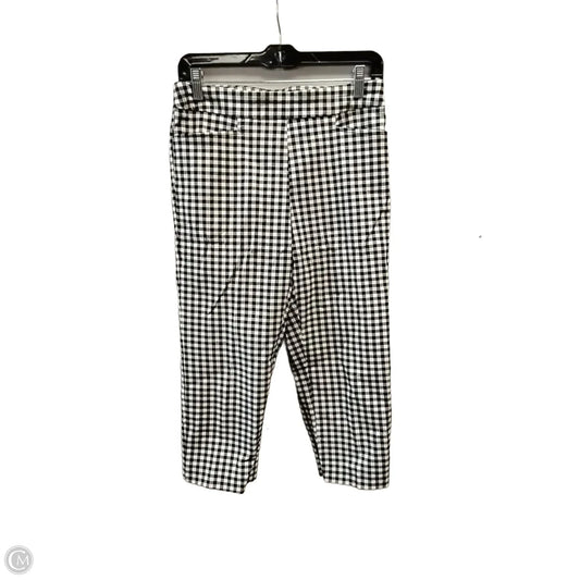 Capris By Time And Tru In Checkered Pattern, Size: 4