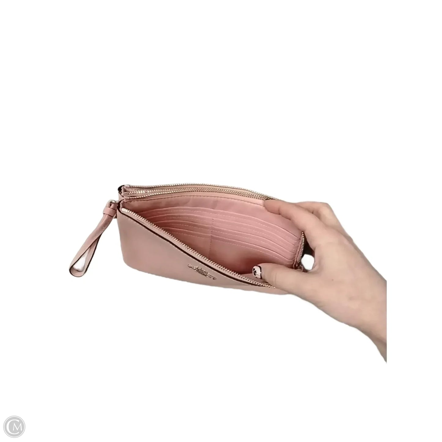 Wristlet Designer By Coach, Size: Medium