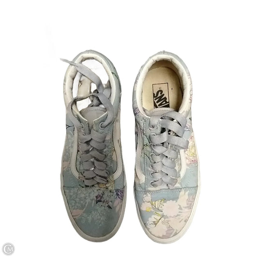 Shoes Sneakers By Vans In Floral Print, Size: 8