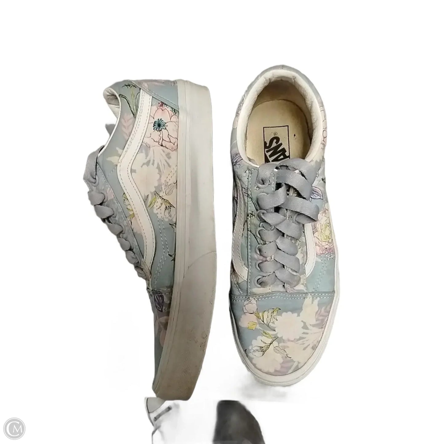 Shoes Sneakers By Vans In Floral Print, Size: 8