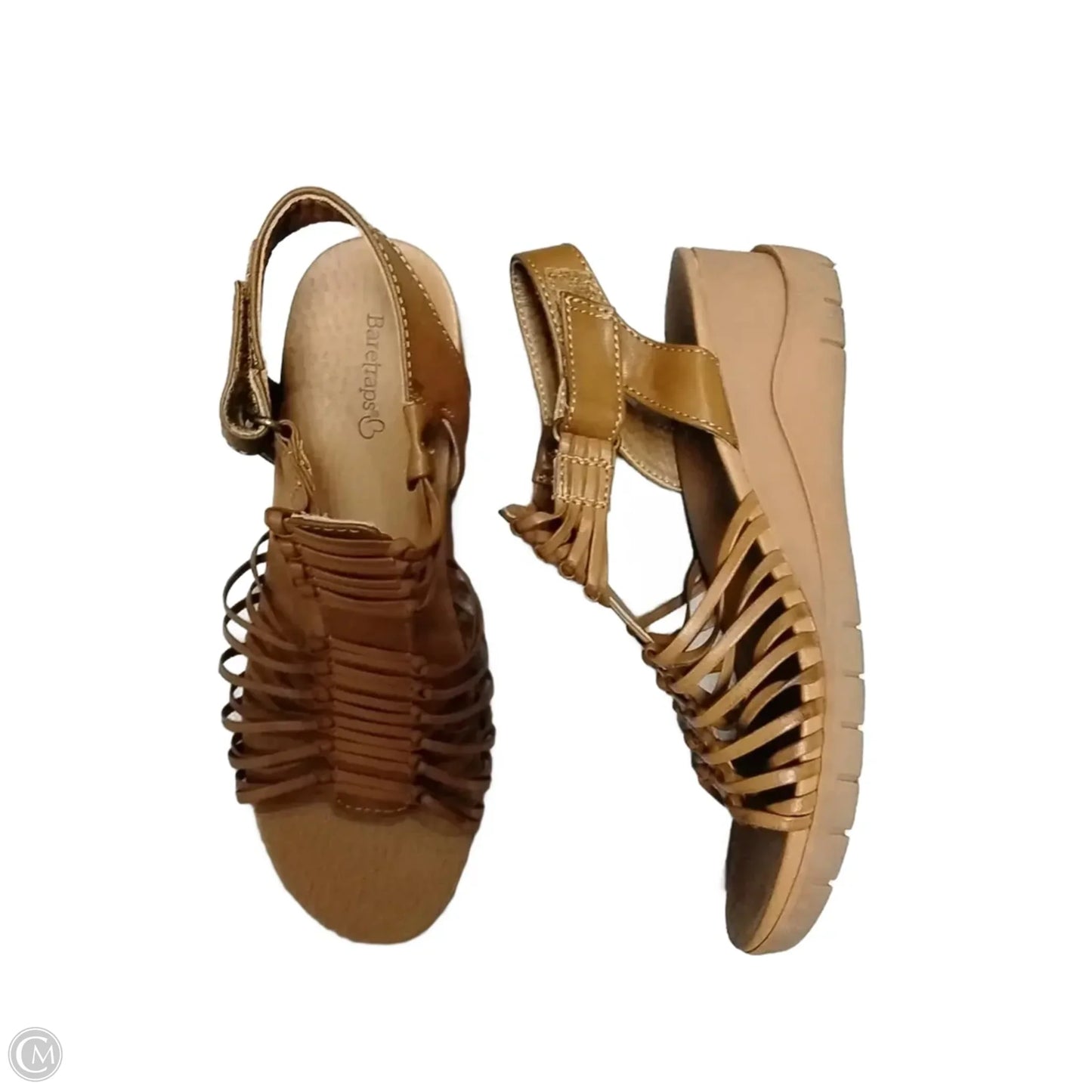 Sandals Flats By Bare Traps In Brown, Size: 7.5