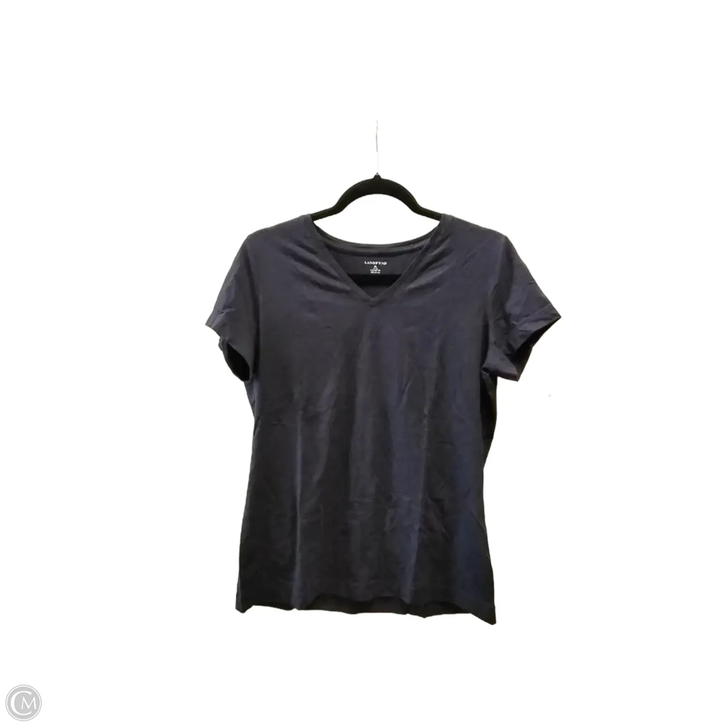 Top Short Sleeve Basic By Lands End In Blue, Size: M