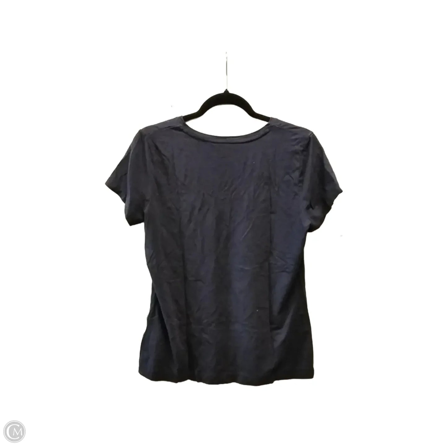 Top Short Sleeve Basic By Lands End In Blue, Size: M