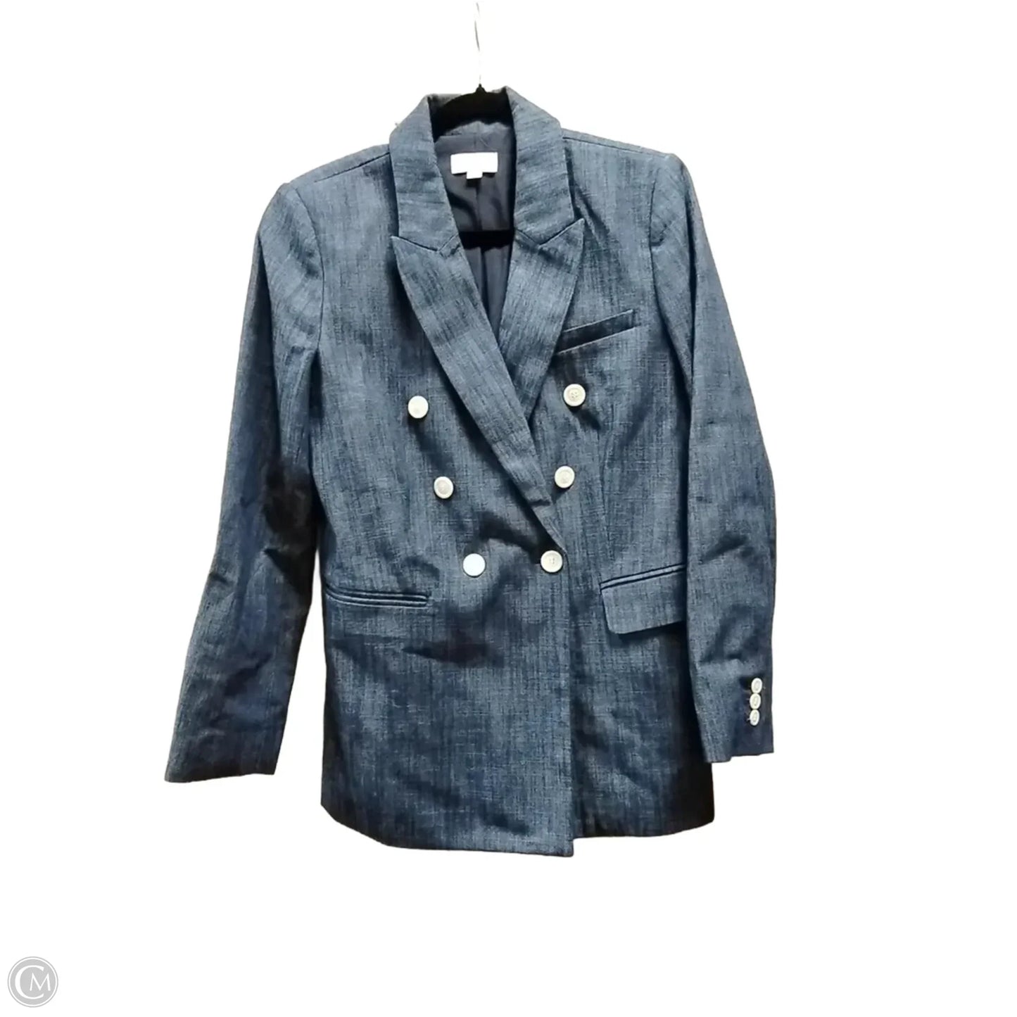 Blazer By Loft In Blue Denim, Size: 8