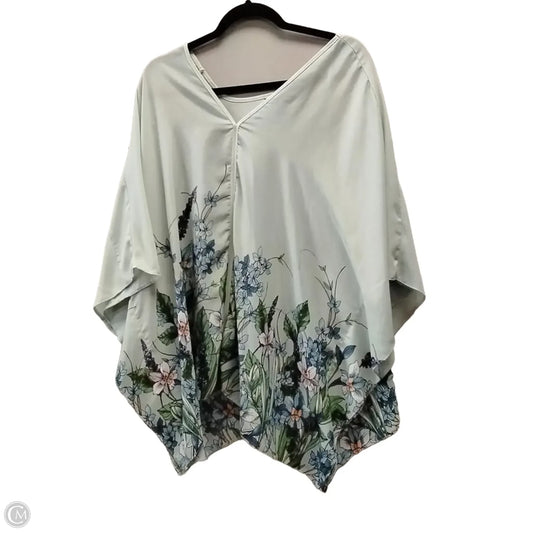 Blouse Short Sleeve By Clothes Mentor In Floral Print, Size: 3x