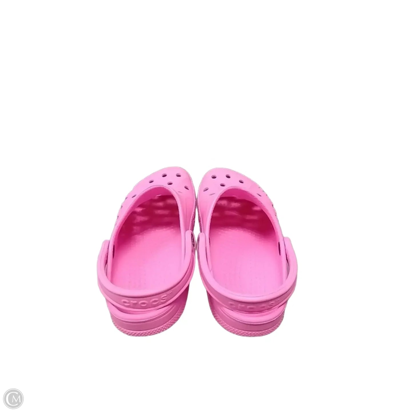 Sandals Flats By Crocs In Pink, Size: 8