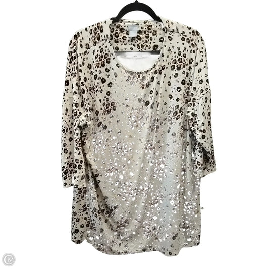 Dress Casual Short By Chicos In Leopard Print, Size: M