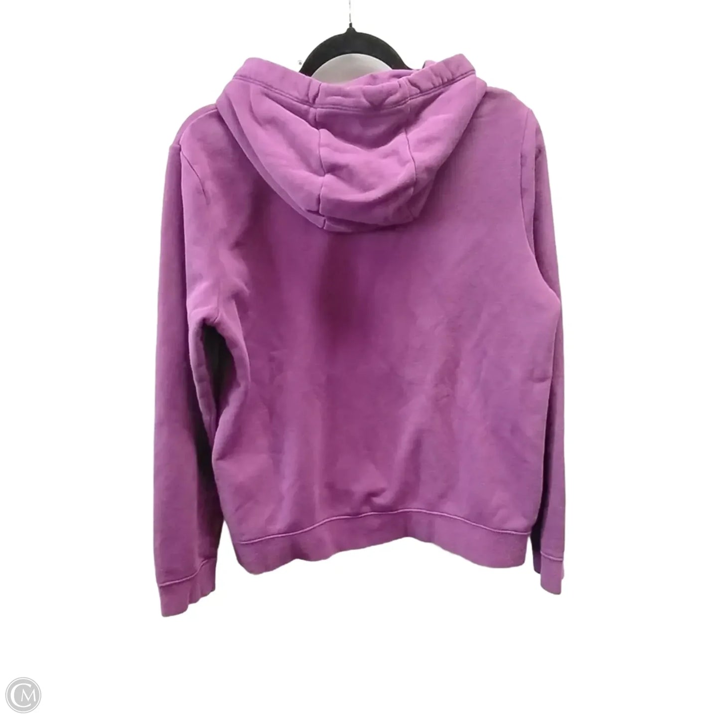 Sweatshirt Hoodie By Nike In Purple, Size: M