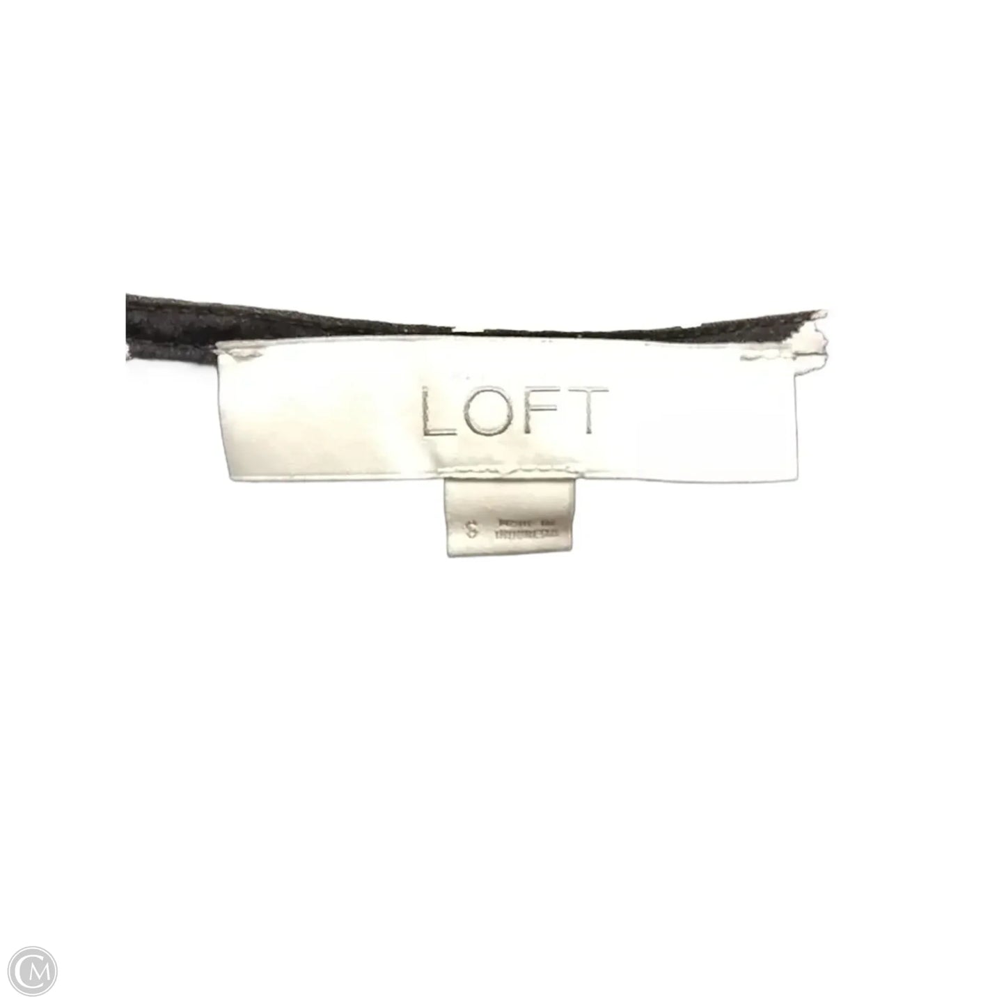 Blouse Long Sleeve By Loft In Black, Size: S
