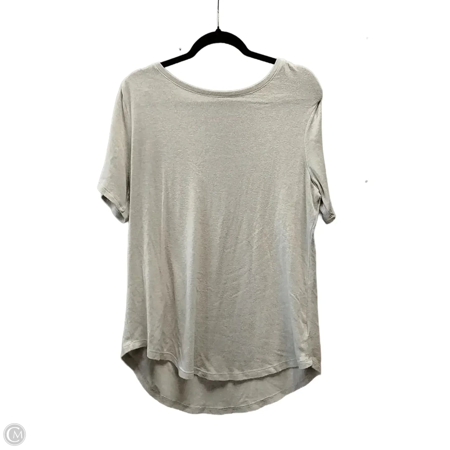 Top Short Sleeve By Old Navy In Grey, Size: L