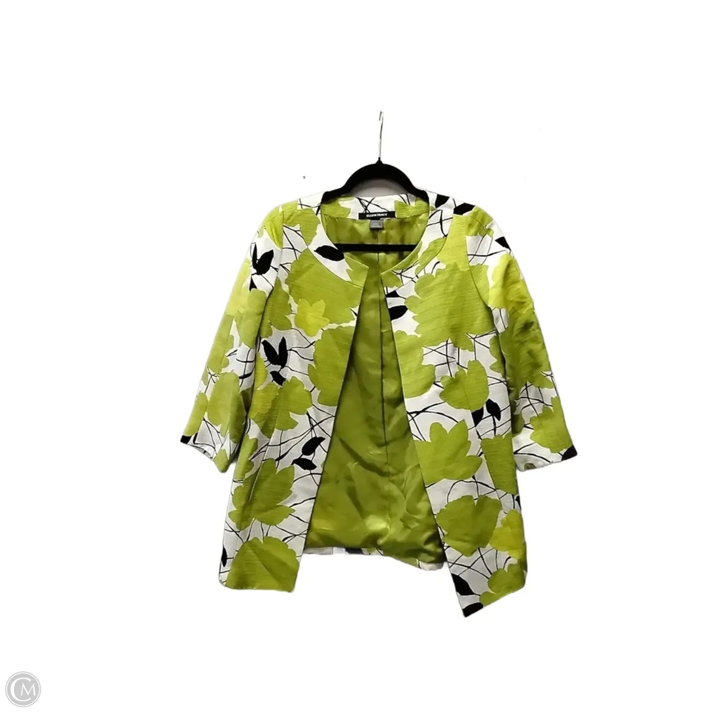 Blazer By Ellen Tracy In Floral Print, Size: Xs