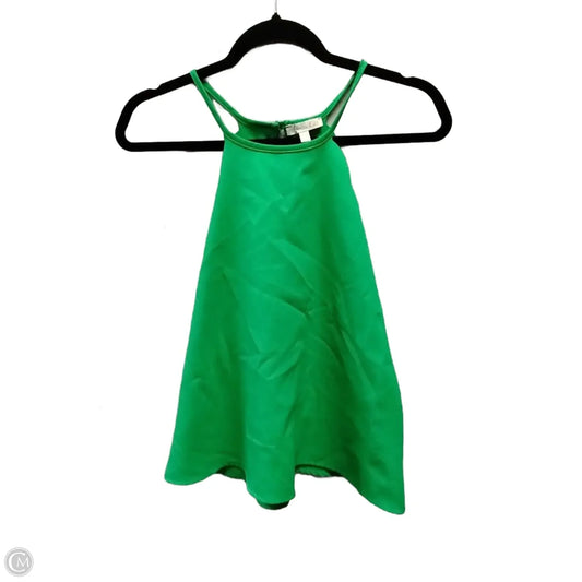 Top Sleeveless By Giani Bernini In Green, Size: Xs