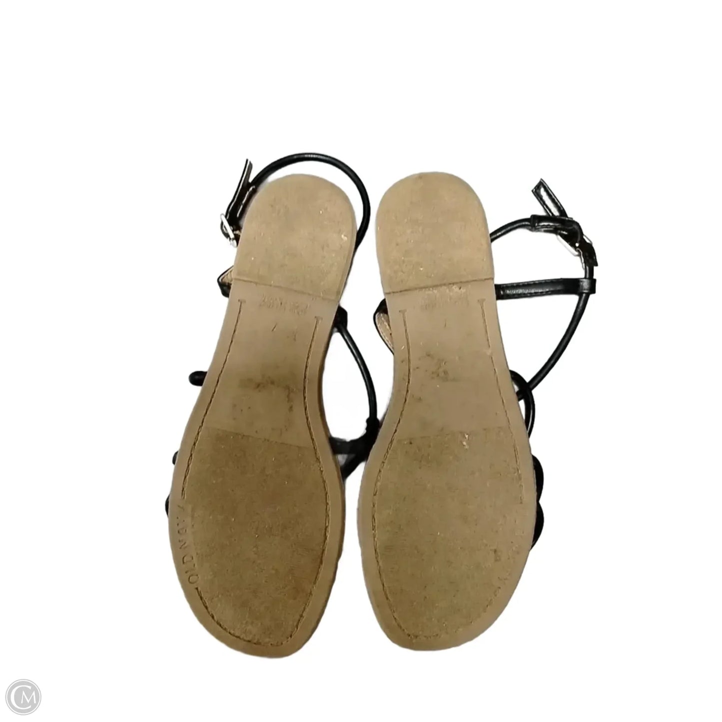 Sandals Flats By Old Navy In Black & Brown, Size: 7