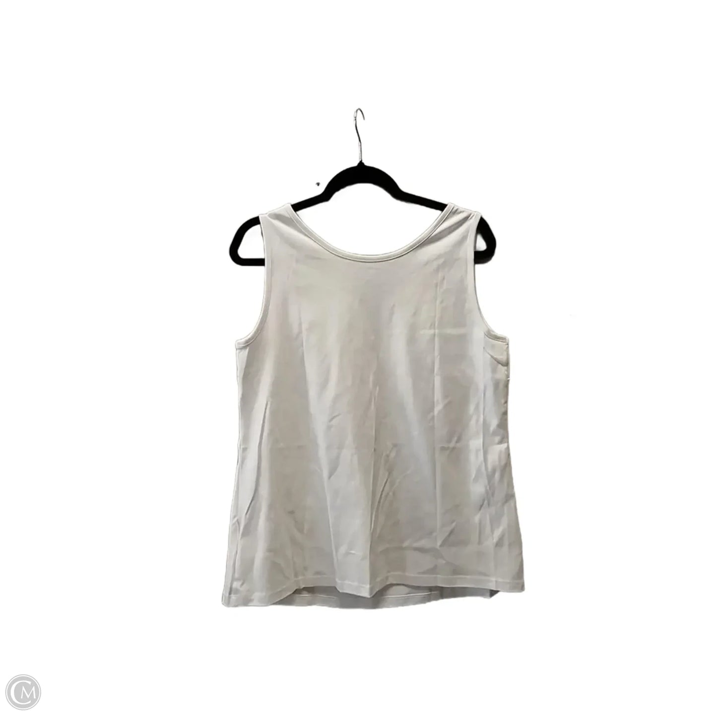 Tank Top By Lands End In White, Size: 1x
