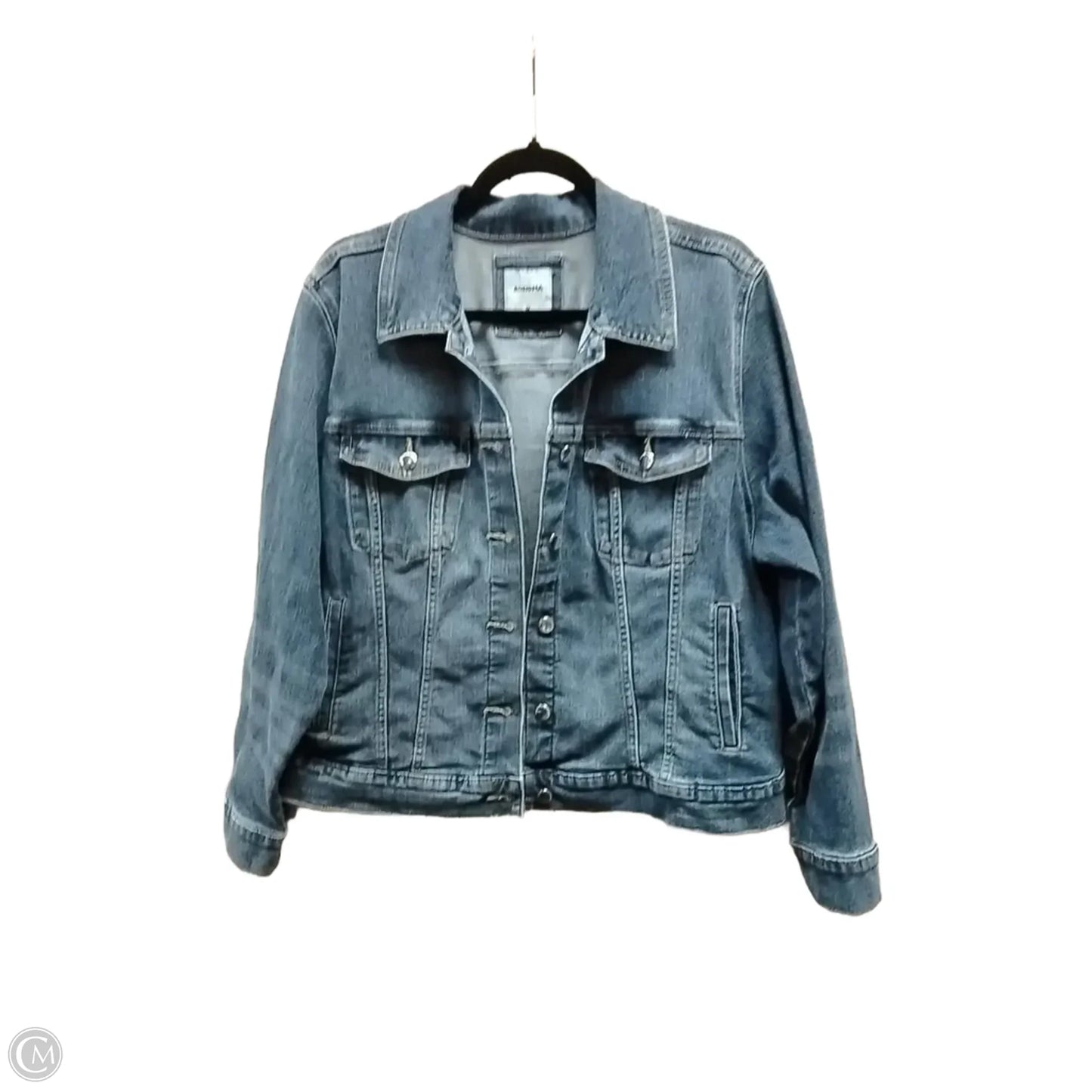 Jacket Denim By Sonoma In Blue, Size: 1x