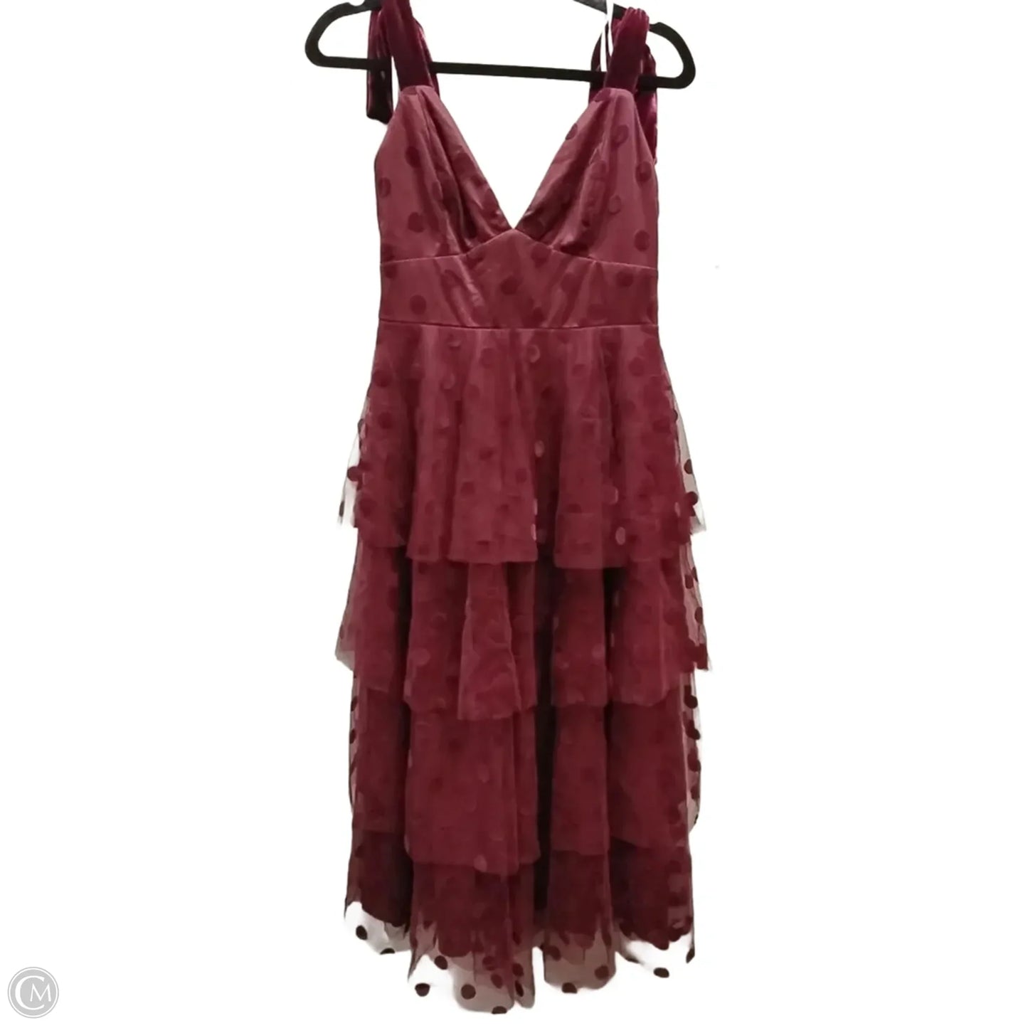Dress Party Midi By Clothes Mentor In Purple, Size: M