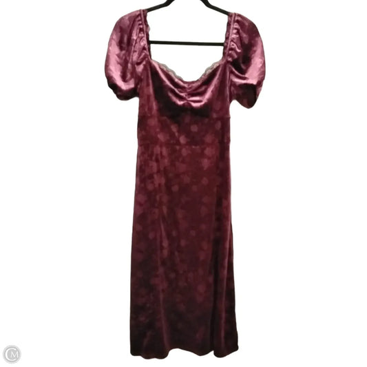 Dress Party Midi By Francesca's In Purple, Size: M