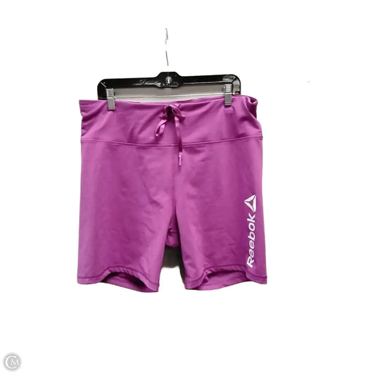 Athletic Shorts By Reebok In Purple, Size: Xxl
