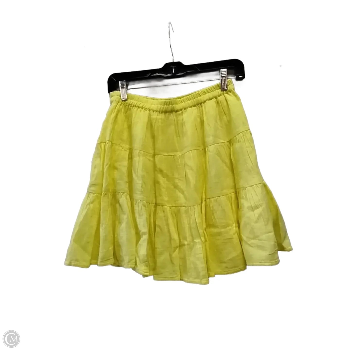 Skirt Mini & Short By Rd Style In Yellow, Size: M