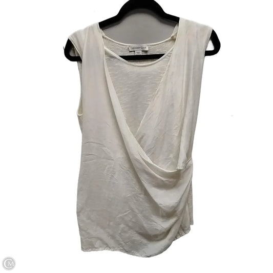 Tank Top By Coldwater Creek In Cream, Size: M