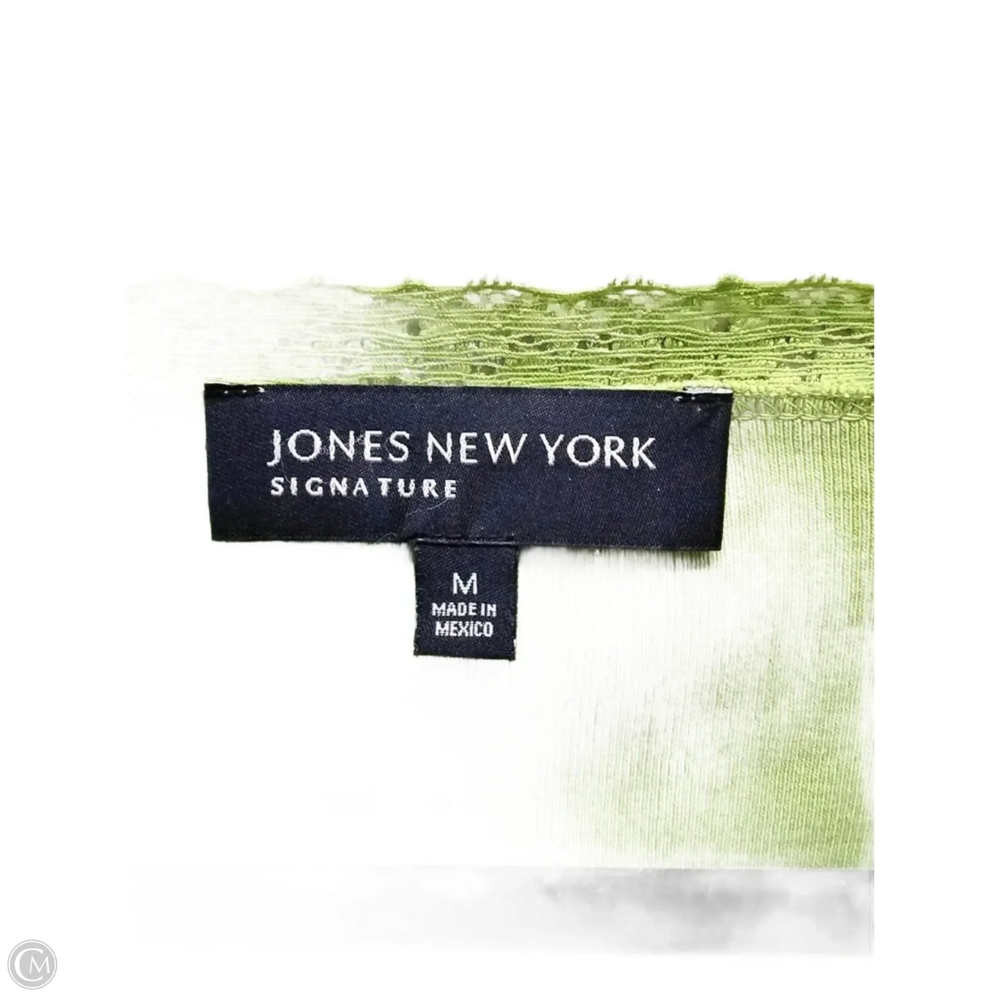 Top Long Sleeve By Jones New York In Green, Size: M