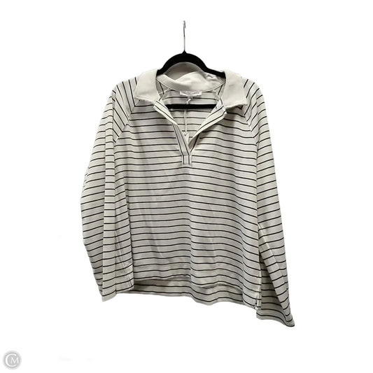 Blouse Long Sleeve By Jane And Delancey In Striped Pattern, Size: Xl