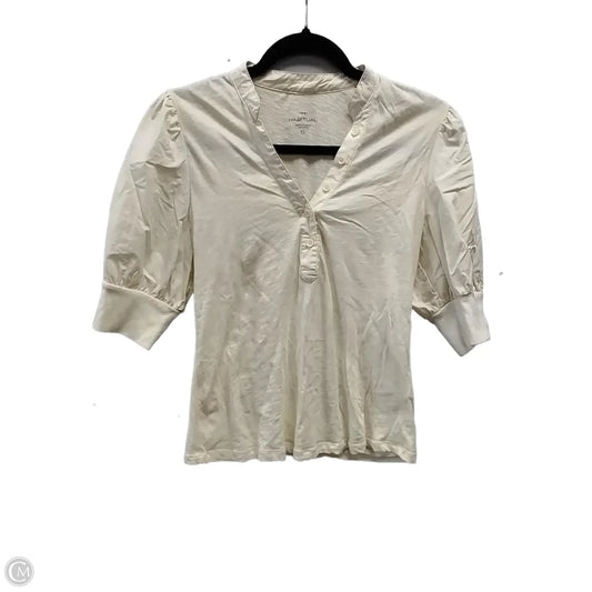 Top 3/4 Sleeve By Habitual In Yellow, Size: Xs