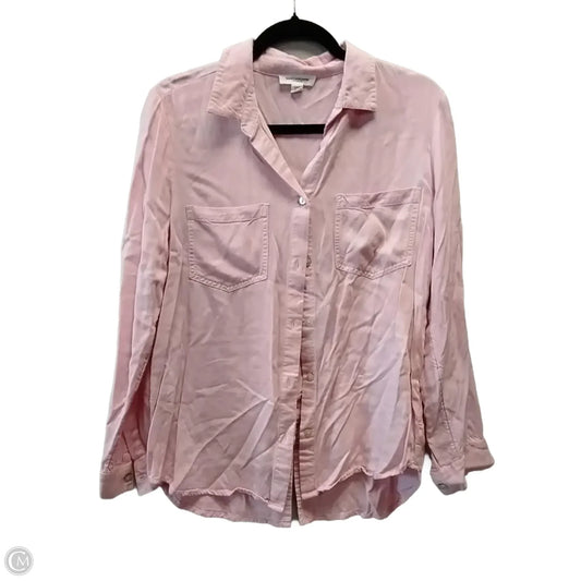 Top Long Sleeve By Beachlunchlounge In Pink, Size: M