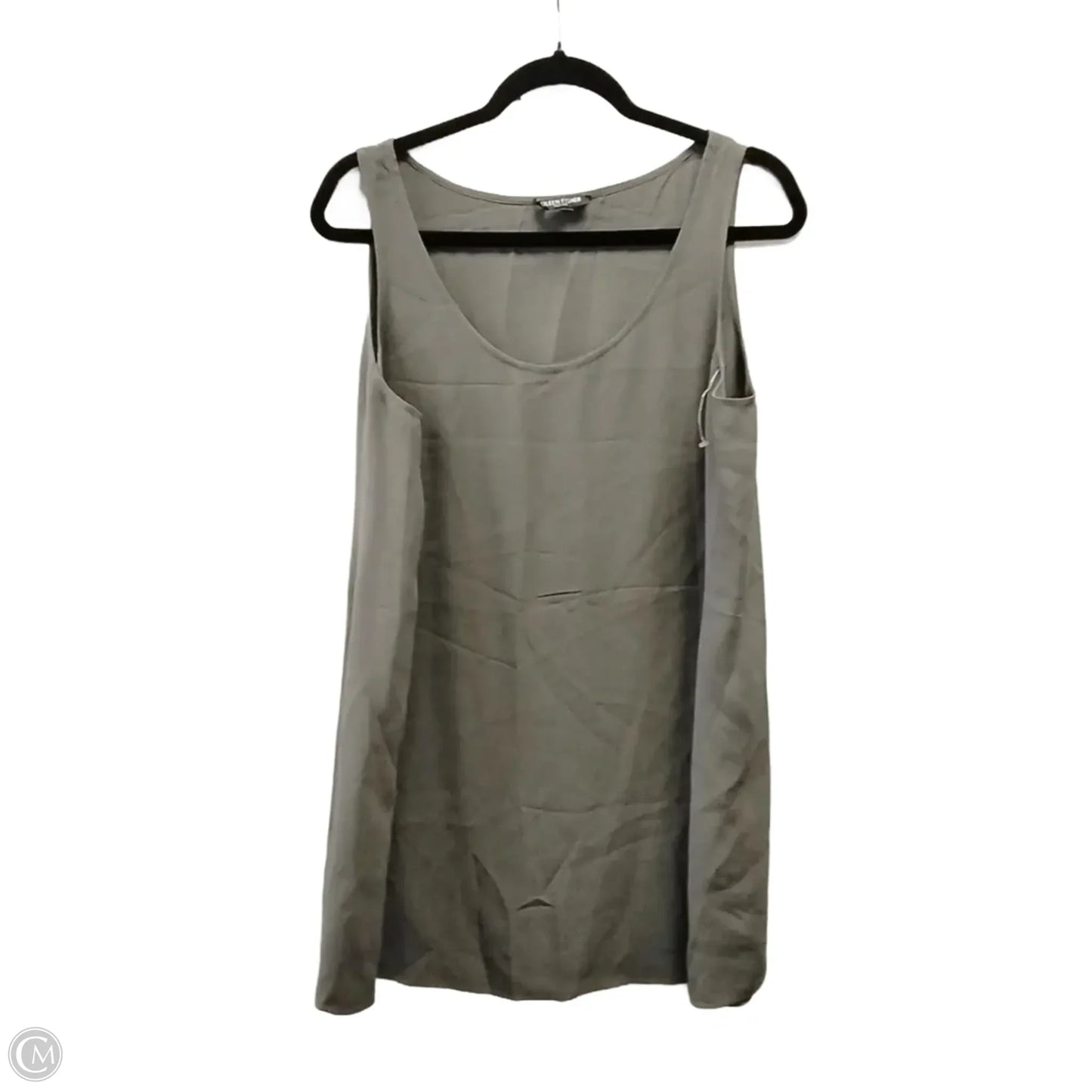 Blouse Long Sleeve By Eileen Fisher In Grey, Size: Lp