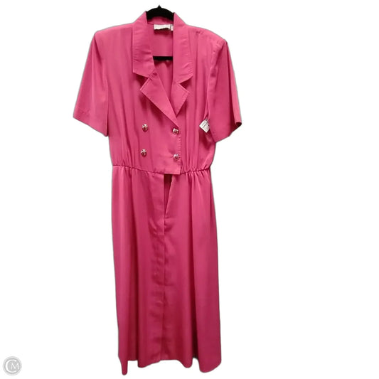 Dress Casual Maxi By Liz Claiborne In Pink, Size: 10