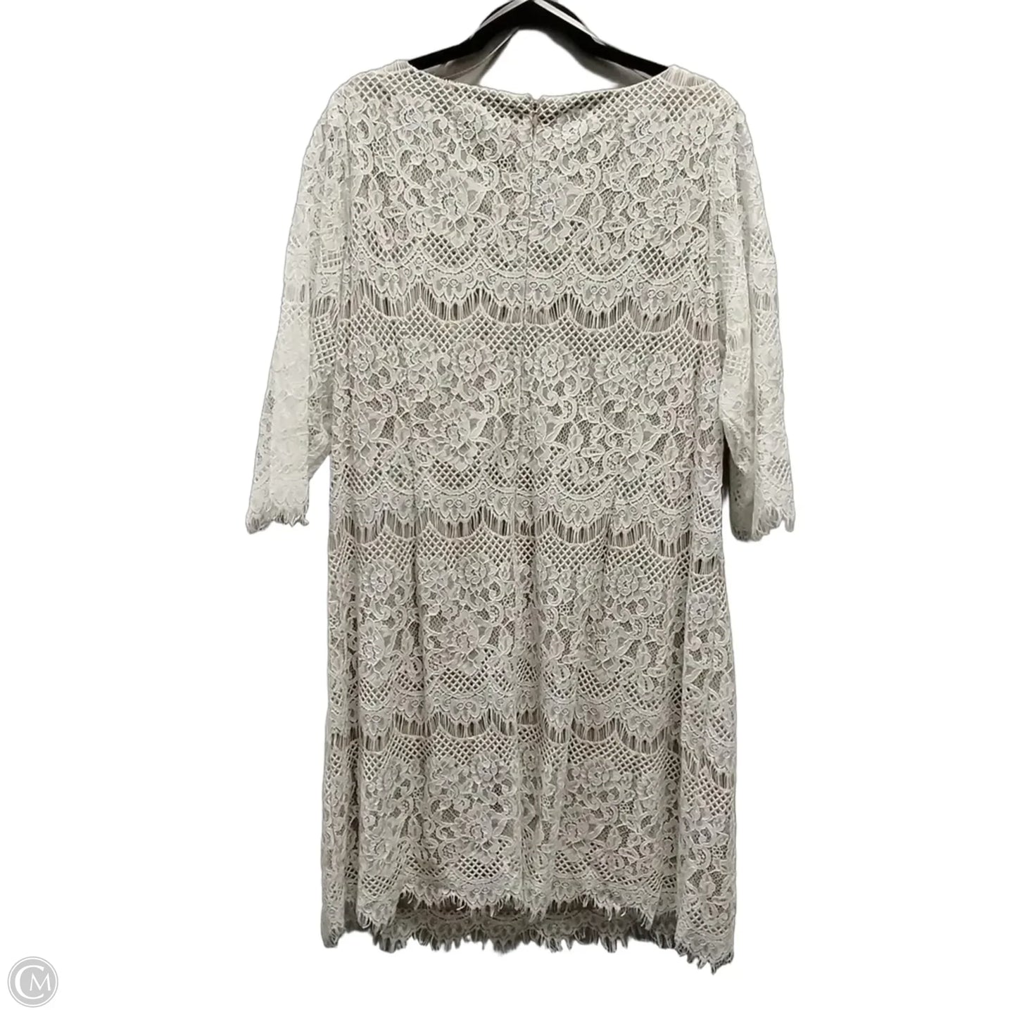 Dress Casual Midi By Jessica Howard In White, Size: 20