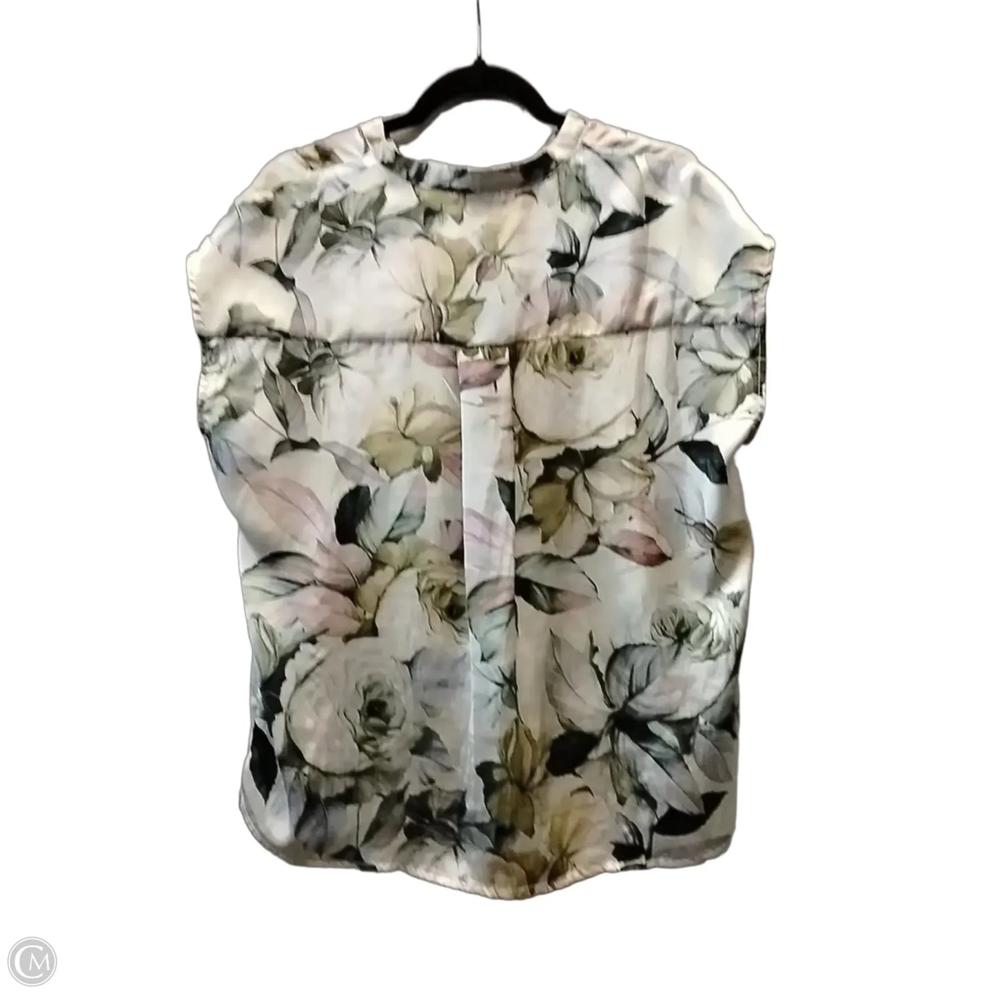 Blouse Sleeveless By Elie Tahari In Floral Print, Size: L