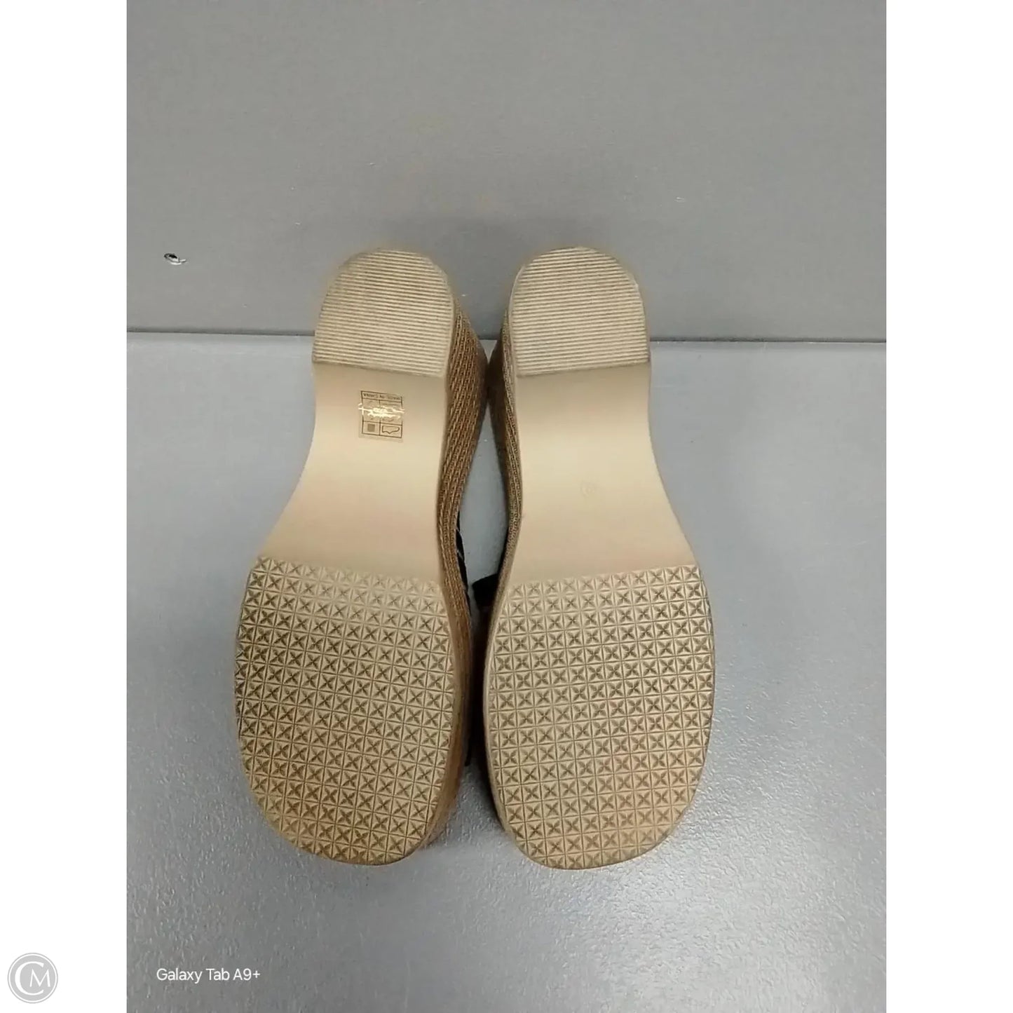 Shoes Heels Block By Clothes Mentor In Black, Size: 9.5