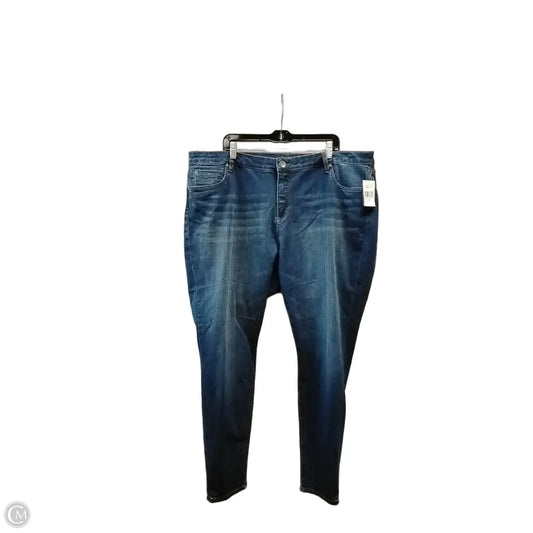 Jeans Skinny By Kut In Blue Denim, Size: 24w