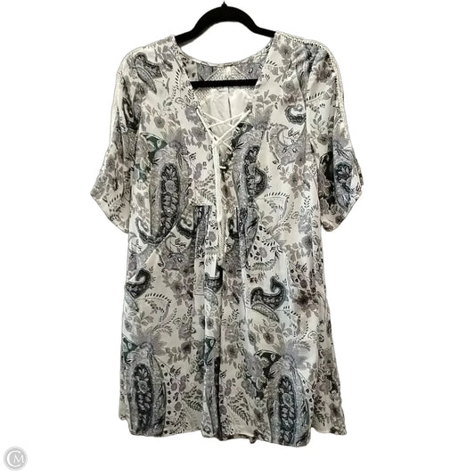 Blouse Long Sleeve By Free People In Paisley Print, Size: Xl