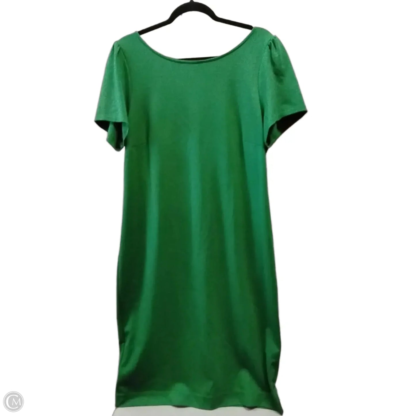 Dress Casual Midi By Ann Taylor In Green, Size: 12