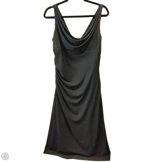 Dress Casual Midi By White House Black Market In Black, Size: 10