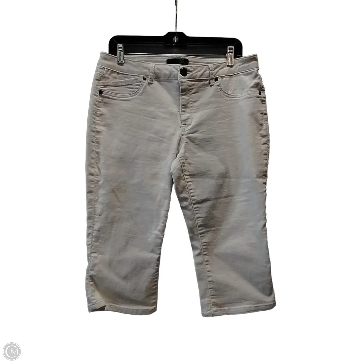 Jeans Cropped By 1822 Denim In White, Size: 14
