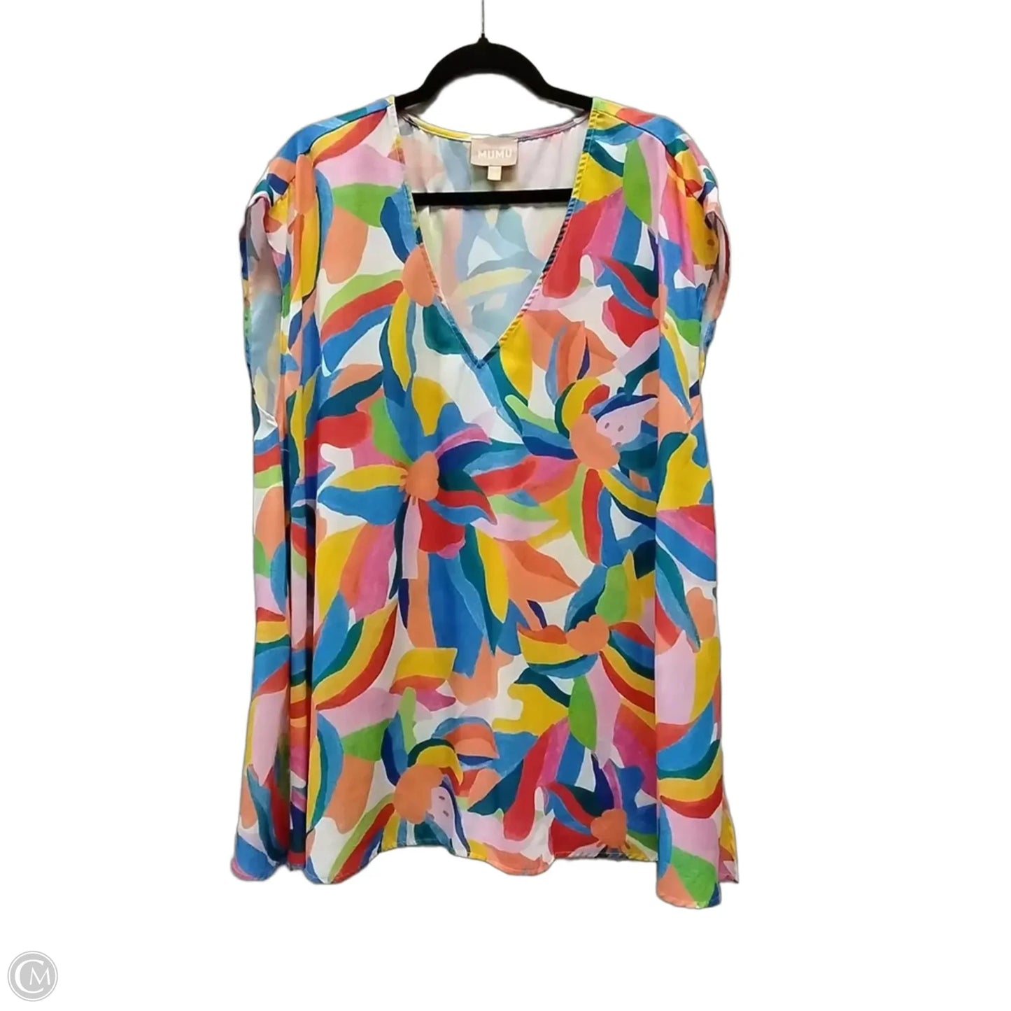 Top Short Sleeve By Show Me Your Mumu In Rainbow Print, Size: M
