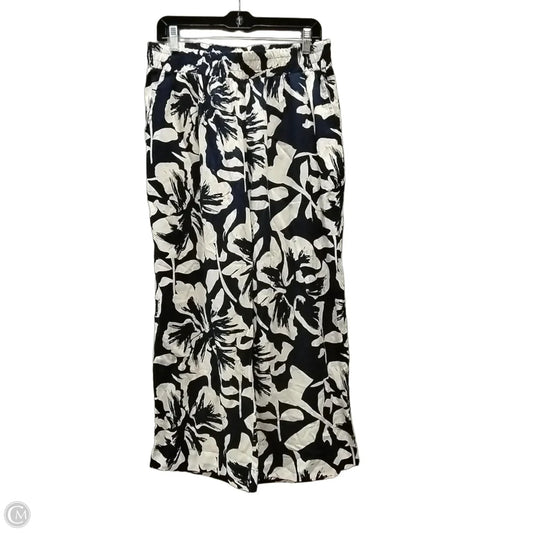 Pants Linen By Calypso St Barth In Blue & White, Size: 14